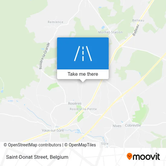Saint-Donat Street map