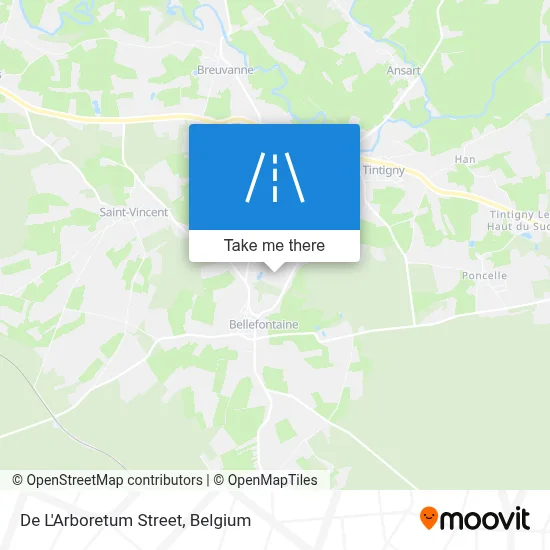 De L'Arboretum Street map