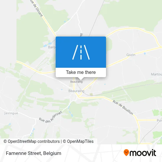 Famenne Street map
