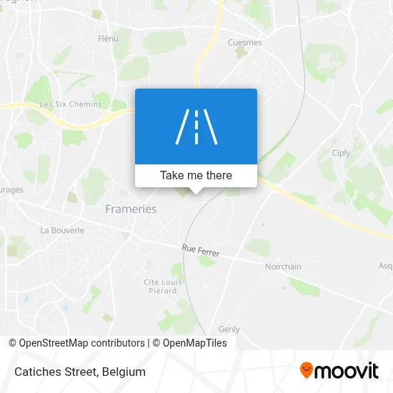 Catiches Street map