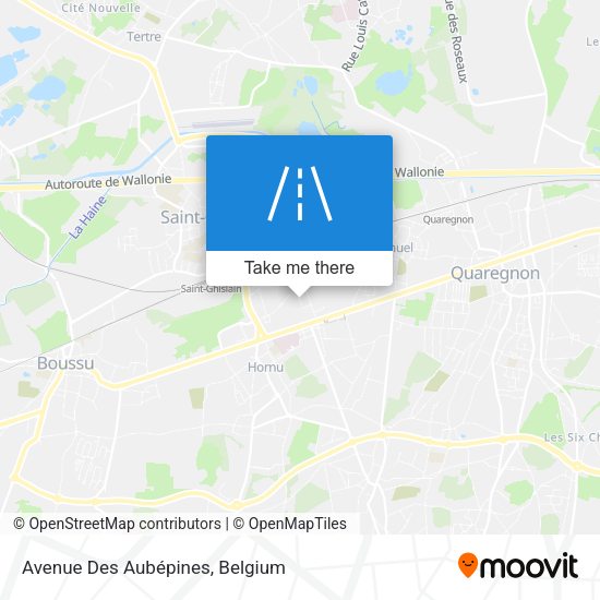 Avenue Des Aubépines map