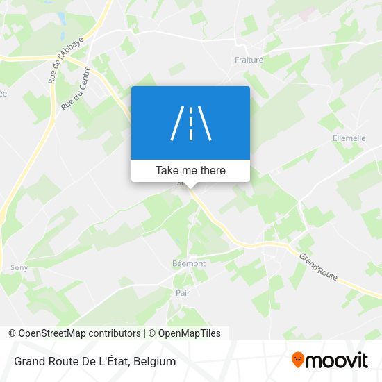 Grand Route De L'État map