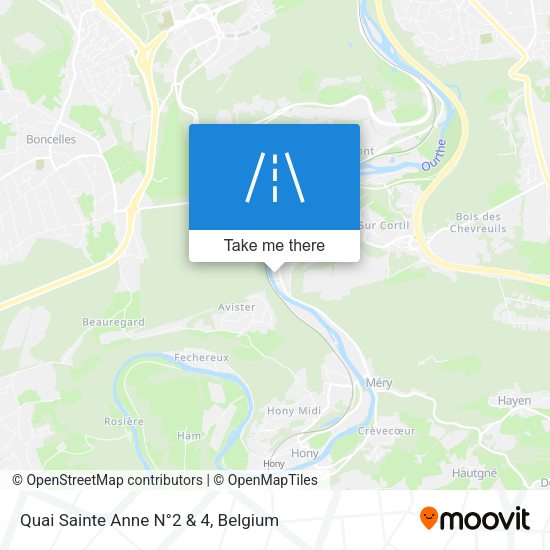 Quai Sainte Anne N°2 & 4 map