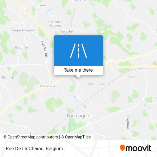Rue De La Chaîne map