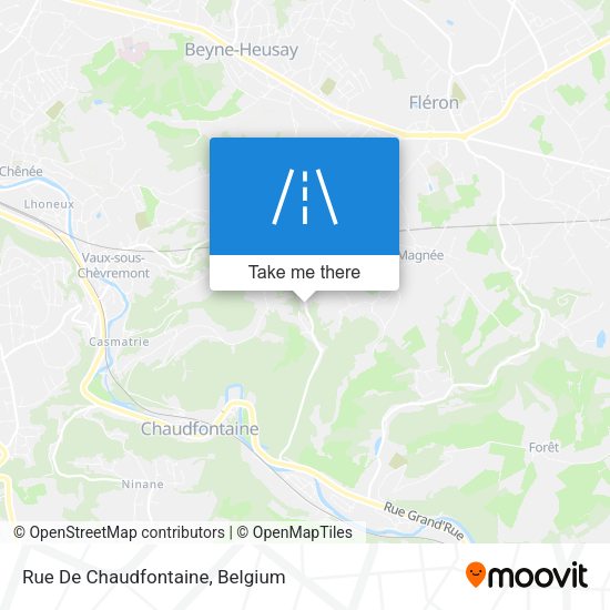 Rue De Chaudfontaine map