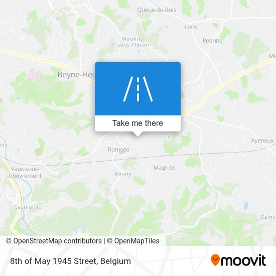 8th of May 1945 Street map