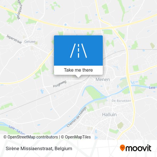 Sirène Missiaenstraat plan