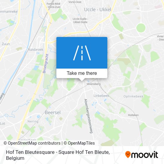 Hof Ten Bleutesquare - Square Hof Ten Bleute map