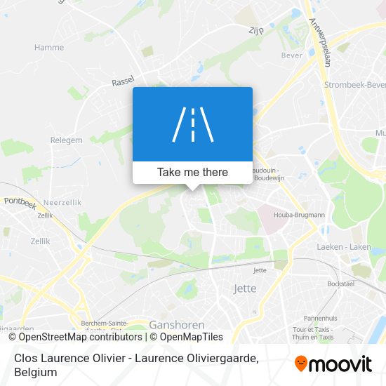 Clos Laurence Olivier - Laurence Oliviergaarde map