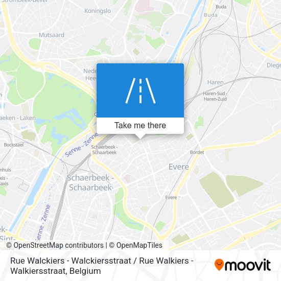 Rue Walckiers - Walckiersstraat / Rue Walkiers - Walkiersstraat plan