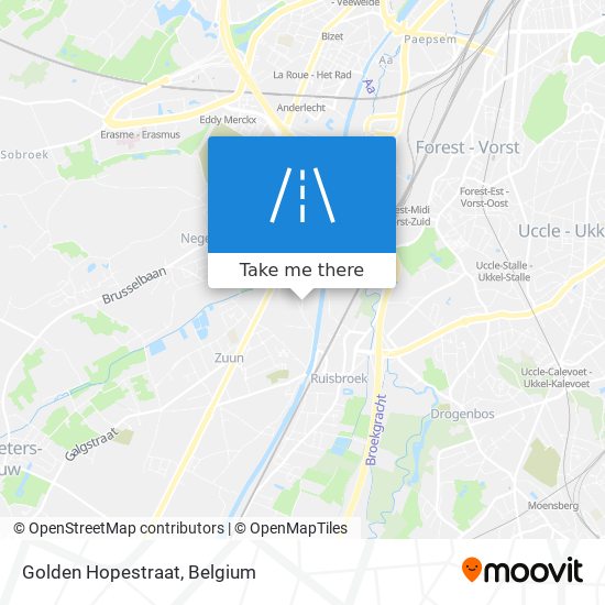 Golden Hopestraat map