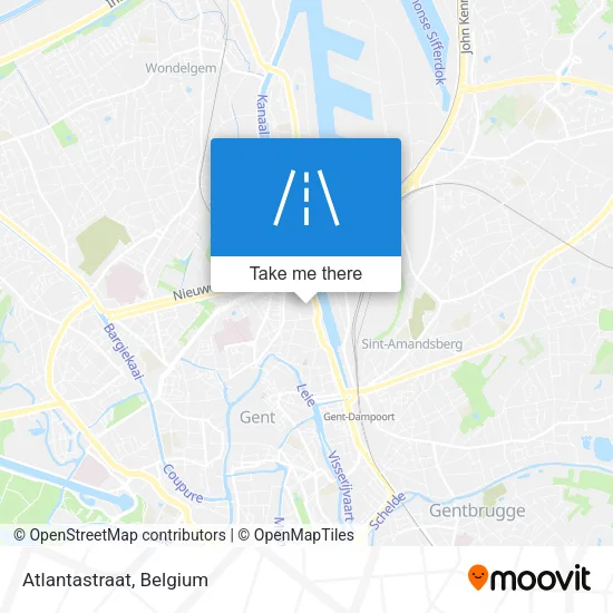 Atlantastraat map