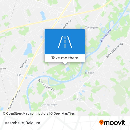 Vaerebeke map