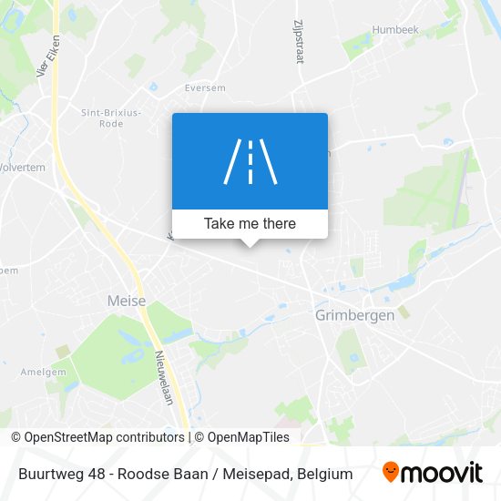Buurtweg 48 - Roodse Baan / Meisepad plan