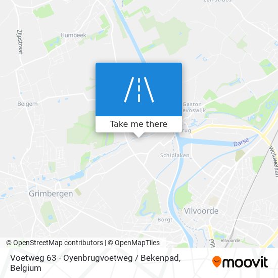 Voetweg 63 - Oyenbrugvoetweg / Bekenpad plan