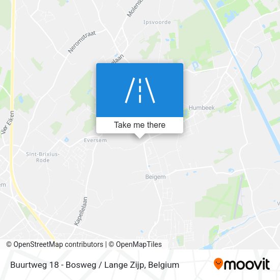 Buurtweg 18 - Bosweg / Lange Zijp plan