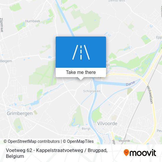 Voetweg 62 - Kappelstraatvoetweg / Brugpad plan
