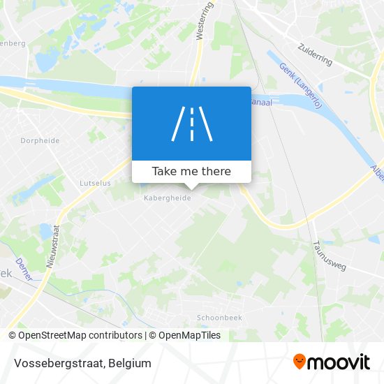 Vossebergstraat map