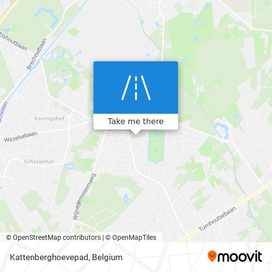 Kattenberghoevepad map