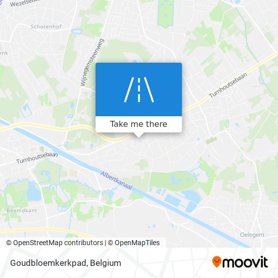 Goudbloemkerkpad map