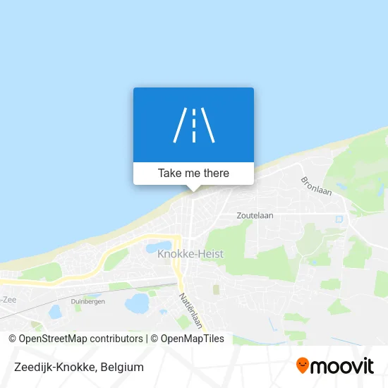 Zeedijk-Knokke map