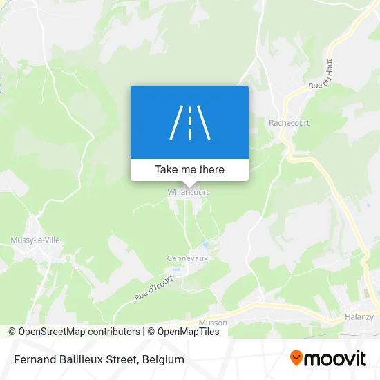 Fernand Baillieux Street map