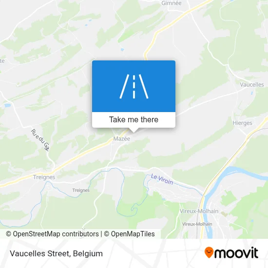 Vaucelles Street map