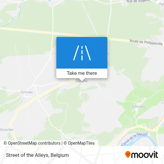 Street of the Alleys map