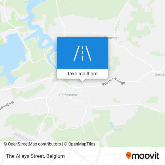 The Alleys Street map