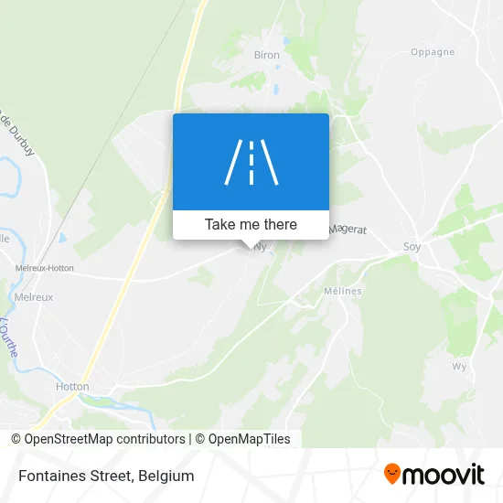 Fontaines Street map