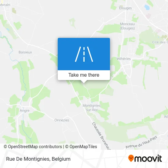 Montignies Street map