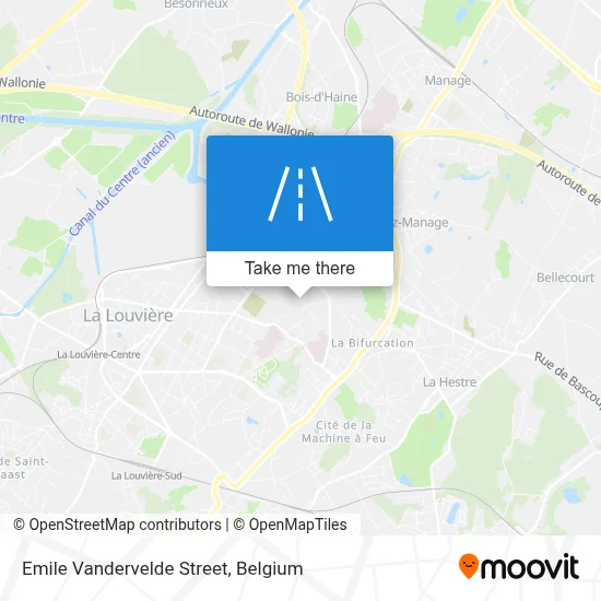 Emile Vandervelde Street map