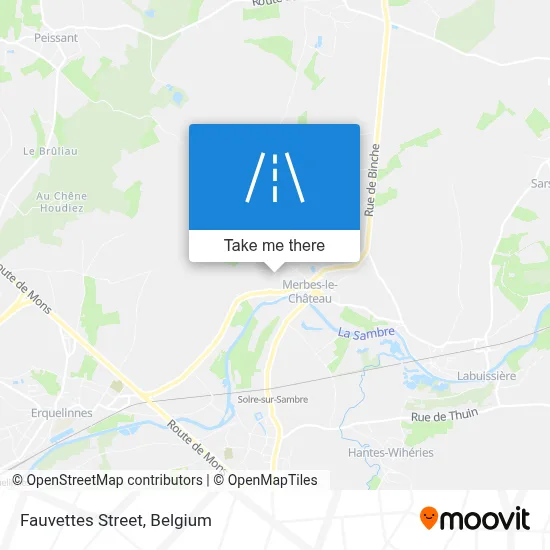Fauvettes Street map