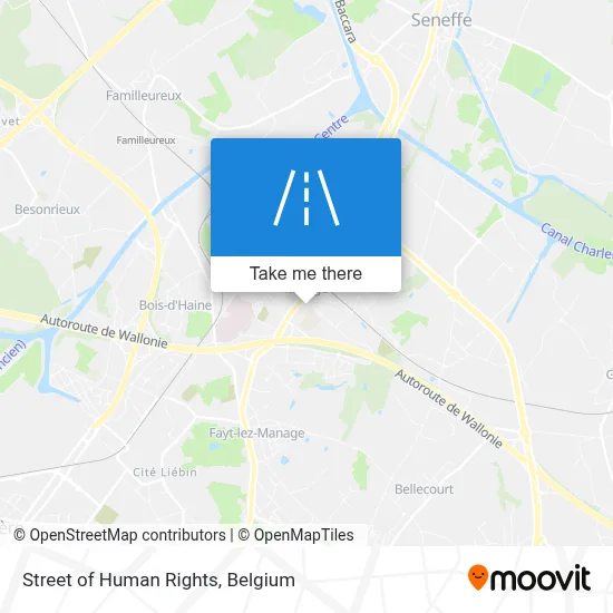 Street of Human Rights map