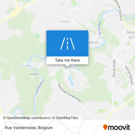 Vandervelde Street map