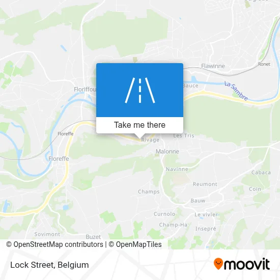 Lock Street map