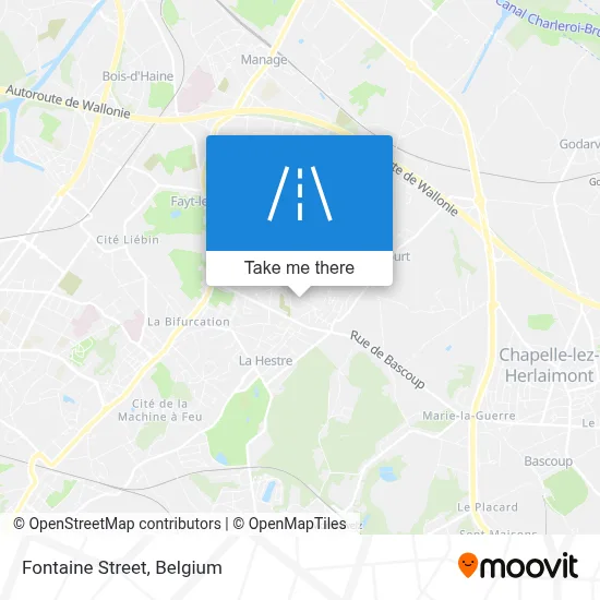 Fontaine Street map