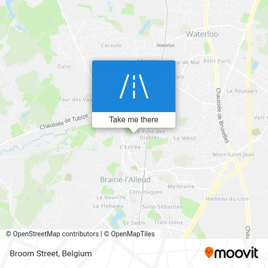 Broom Street map