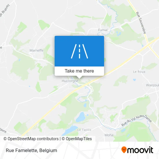 Famelette Street map