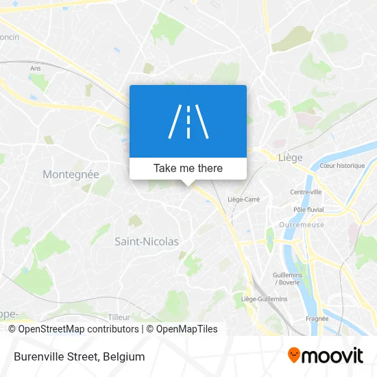 Burenville Street map