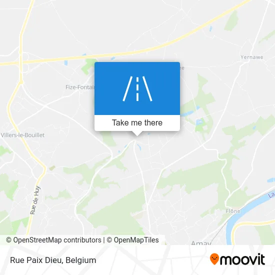 Paix Dieu Street map