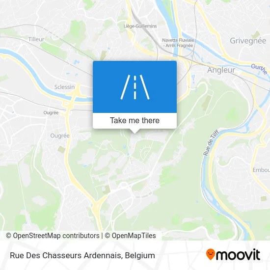 Ardennes Hunters Street map