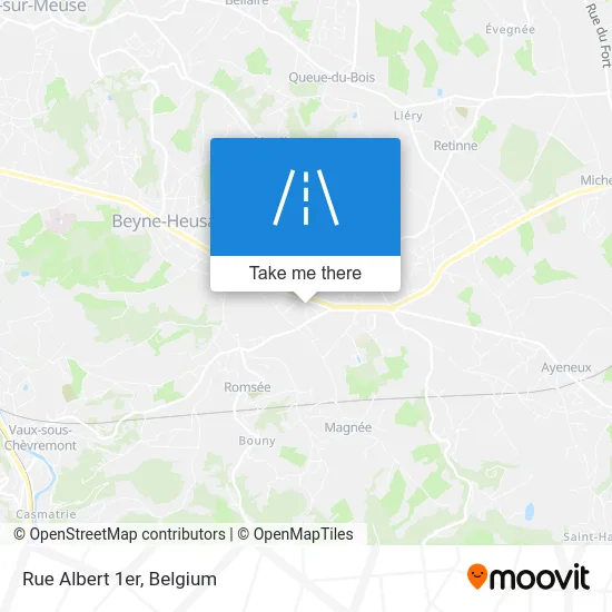 Albert First Street map