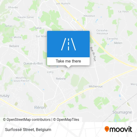 Surfossé Street map