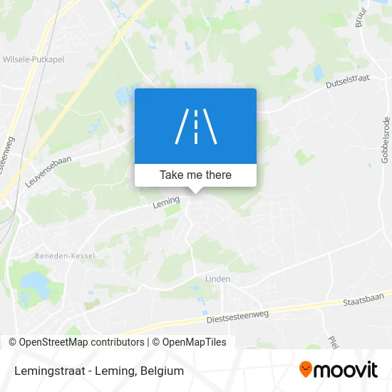 Lemingstraat - Leming map