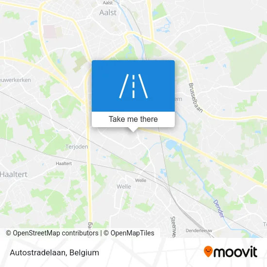 Autostradelaan map