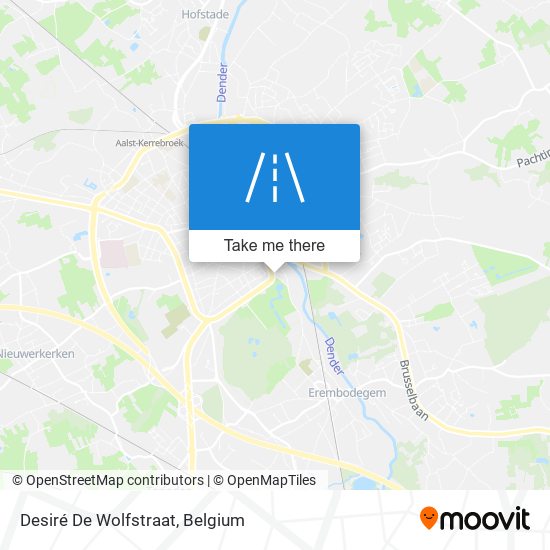 Desiré De Wolfstraat map