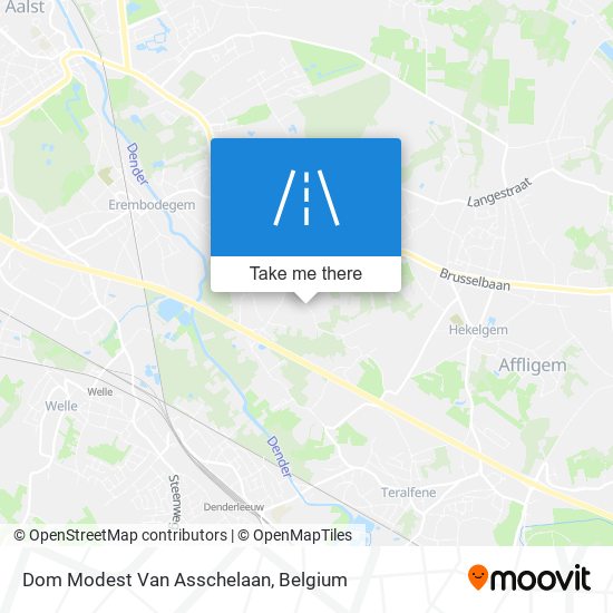 Dom Modest Van Asschelaan map