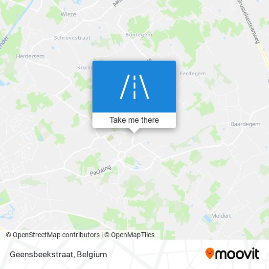 Geensbeekstraat map