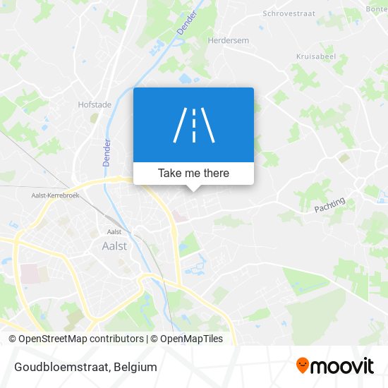 Goudbloemstraat map